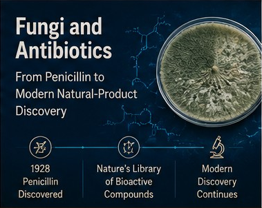 Fungi and Antibiotics: From Penicillin to Modern Natural-Product Discovery quick visual