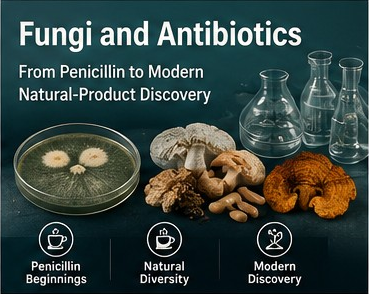 Fungi and Antibiotics: From Penicillin to Modern Natural-Product Discovery