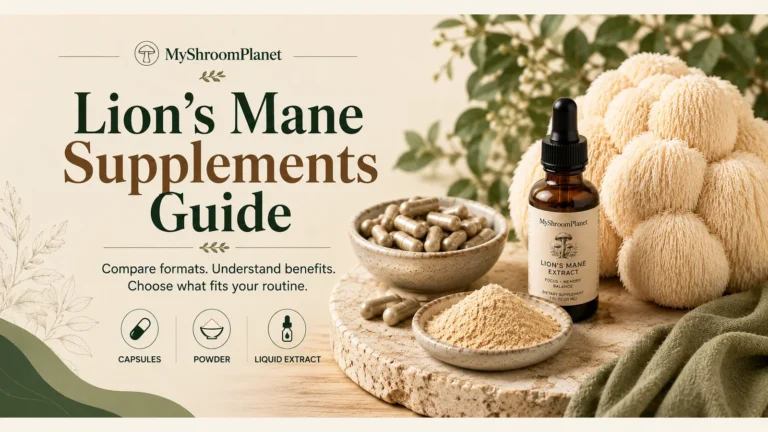 Lion’s Mane Capsules vs. Drops vs. Powder vs. Gummies